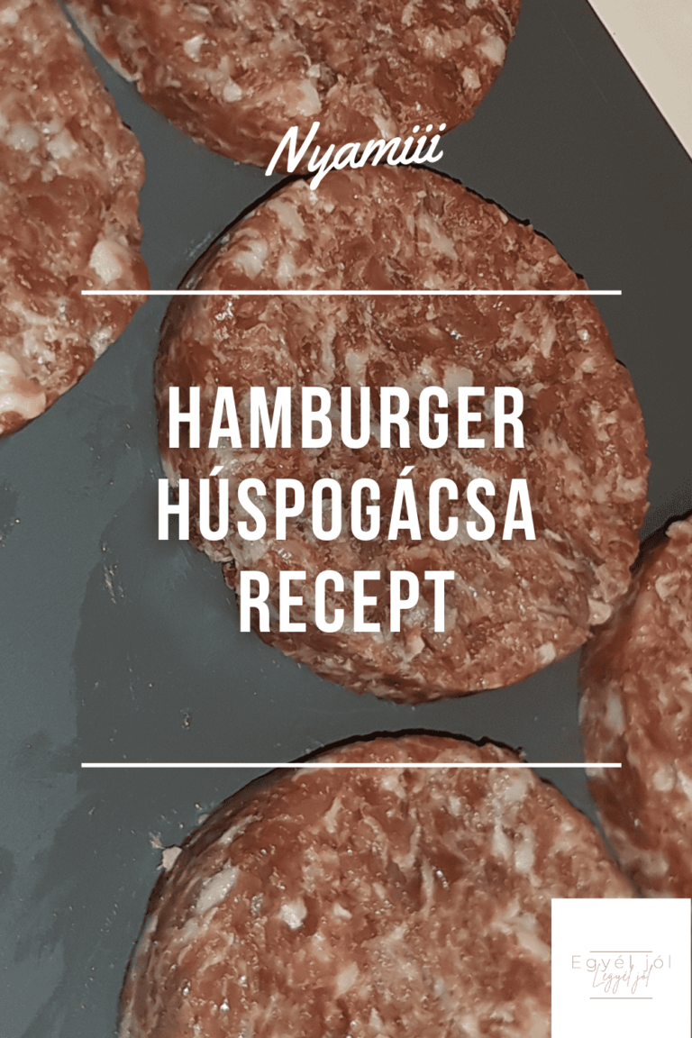 Hamburger húspogácsa recept