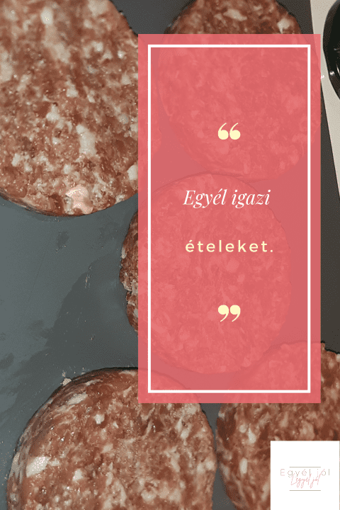 hamburger húspogácsa recept