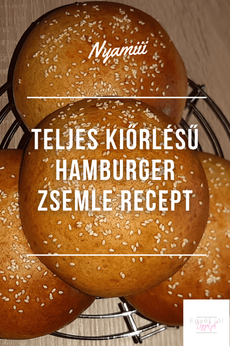 Teljes kiőrlésű hamburger zsemle