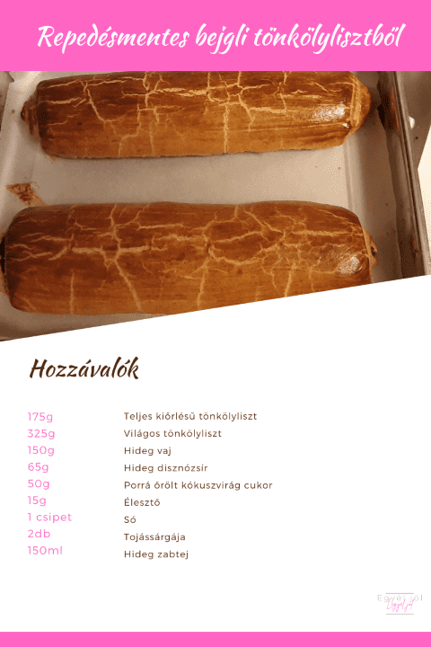 Repedésmentes bejgli tönkölylisztből